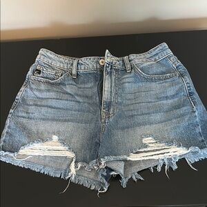 Denim Distressed Women Shorts